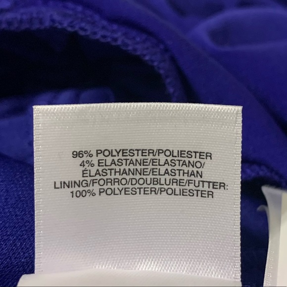 Floor length indigo dress - stretchy fits well - Picture 6 of 6